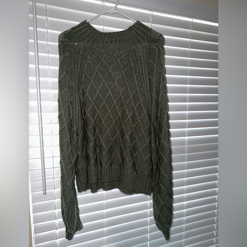 American Eagle Army Green Sweater